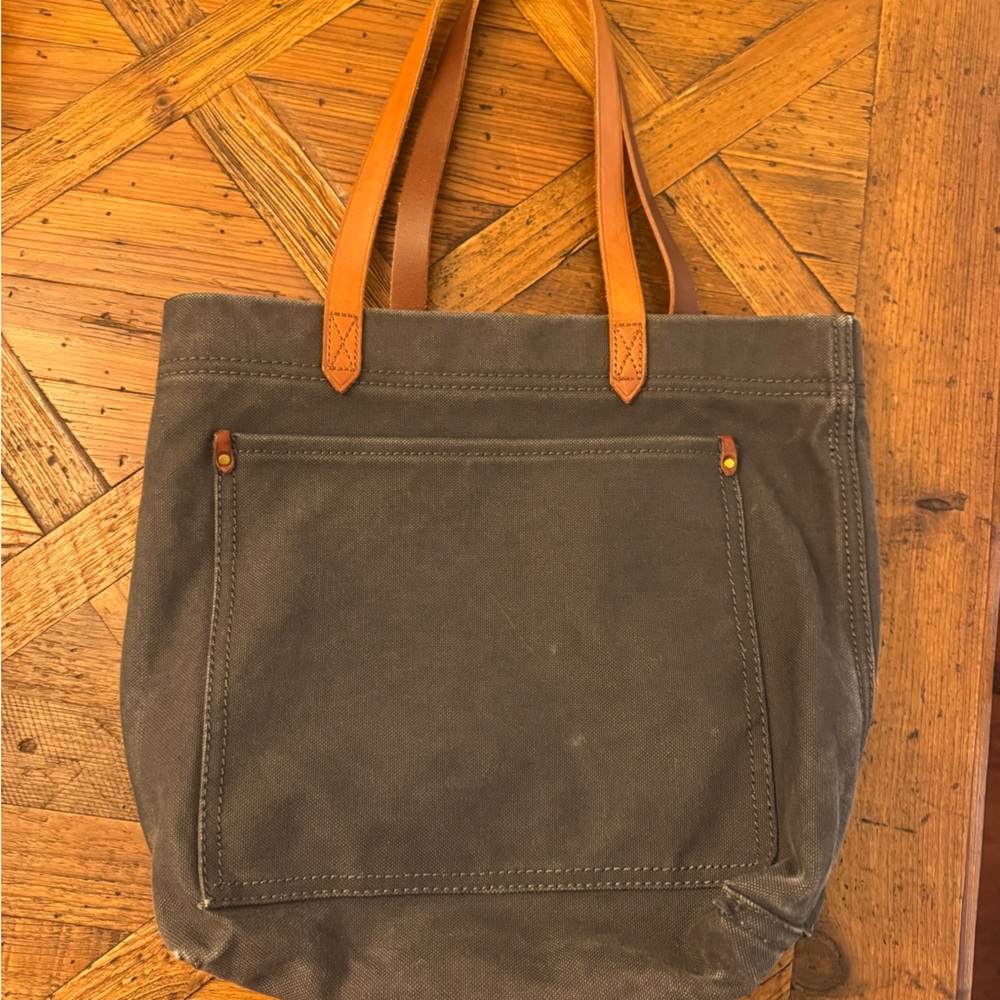 Madewell Navy Canvas Tote Bag